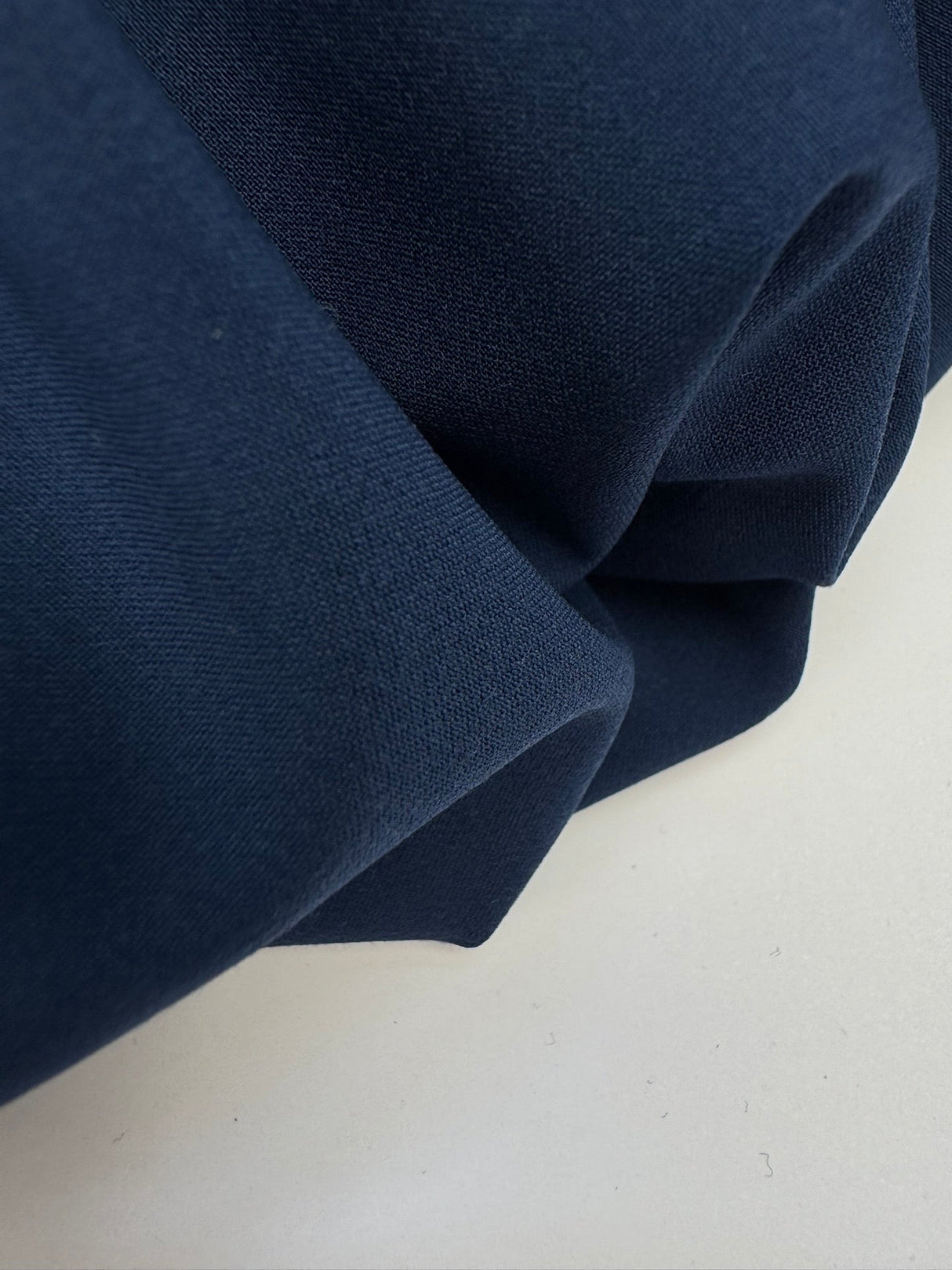 Wool Blend Suiting Fabric Blue