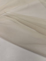 Beige Polyamide Mesh Fabric