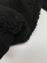 Black Polyester Acrylic Knitted Fabric GV-181