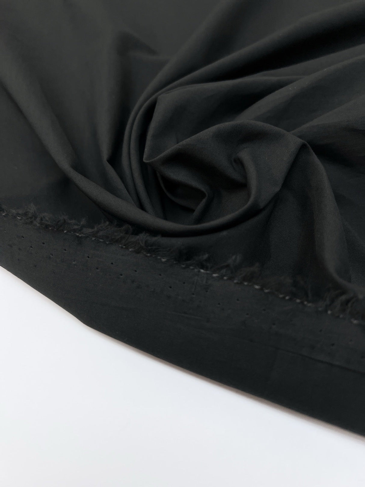 Black Cotton Plain Weave Fabric