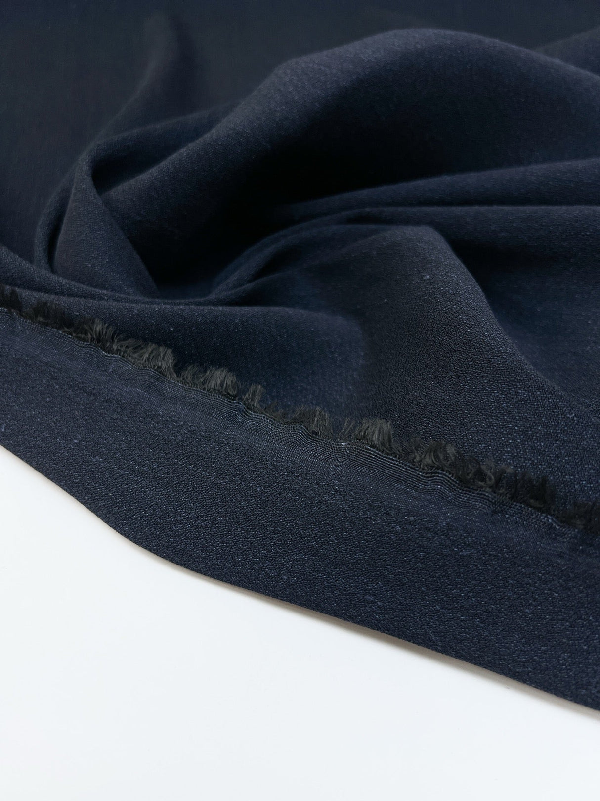 Cotton Elastane Crepe Blue