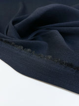 Cotton Elastane Crepe Blue