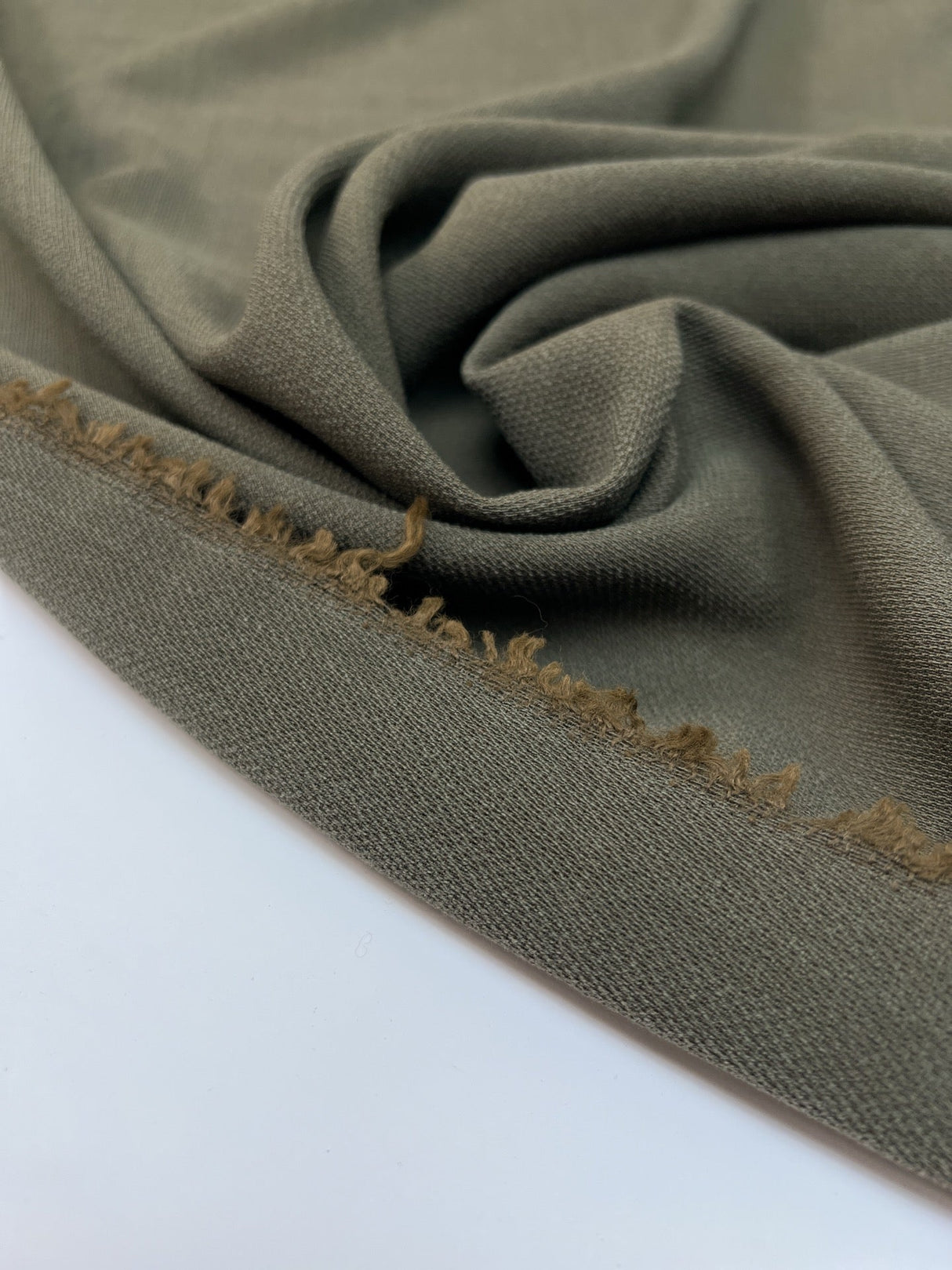 Cotton Basket Weave Fabric Brown Green Shades