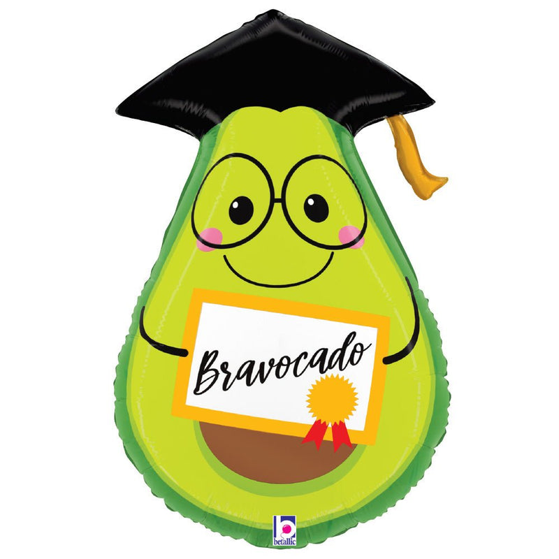 Foil Balloon 25 Inch Grad Bravocado