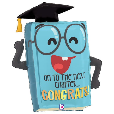 Graduation Foil Balloon Next Chapter Book