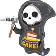 Grim Reaper Birthday Cake Foil Balloon