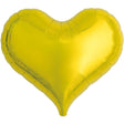Foil Balloon 25 Inch Jelly Heart Metallic Gold