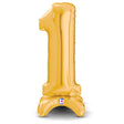 Foil Balloon Number 1 Gold 25 Inch