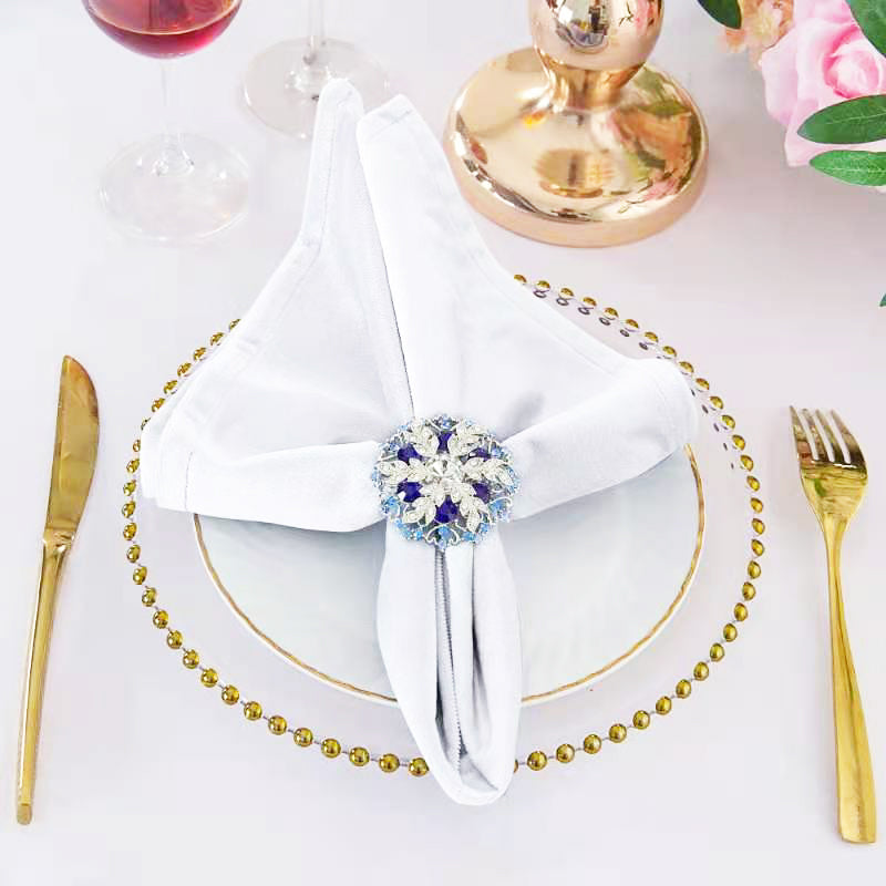 Velvet Dinner Napkin Sample 20x20 White