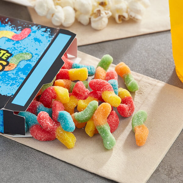 Trolli Mini Sour Brite Crawlers Box 3.5 oz. - 12/Case