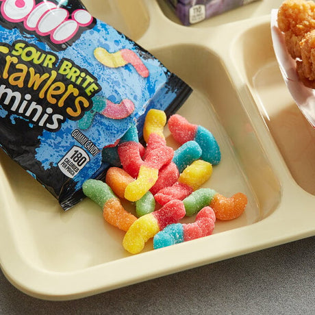 Trolli Mini Sour Brite Crawlers Pouch 2 oz. - 144/Case