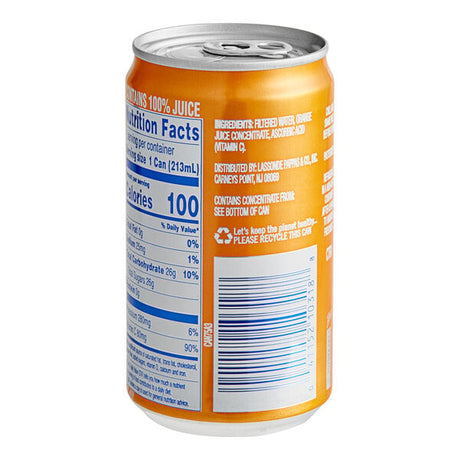 Ruby Kist Orange Juice 7.2 fl. oz. Can - 24/Case