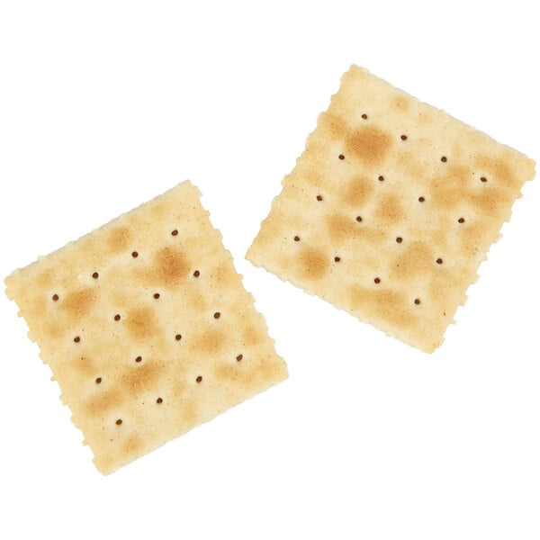 Zesta Unsalted Tops Saltine Crackers 2-Pack - 500/Case