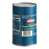Snow's 51 oz. Chopped Ocean Clams - 12/Case