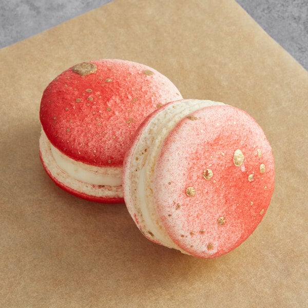 Macaron Centrale Vegan Rambutan Pineapple Macaron - 24/Pack