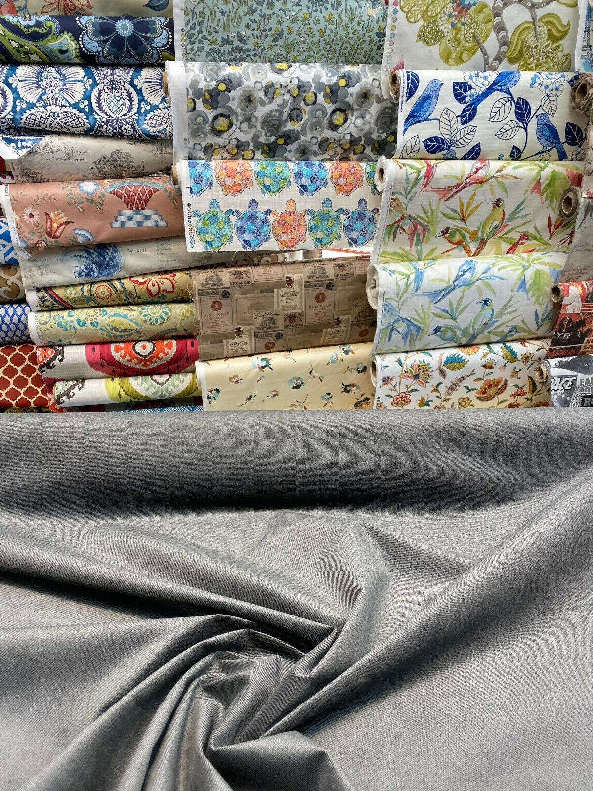 Designers Guild Porto Velvet Fabric - Charcoal, Weave/Backed, 54" Width (1 Yard)