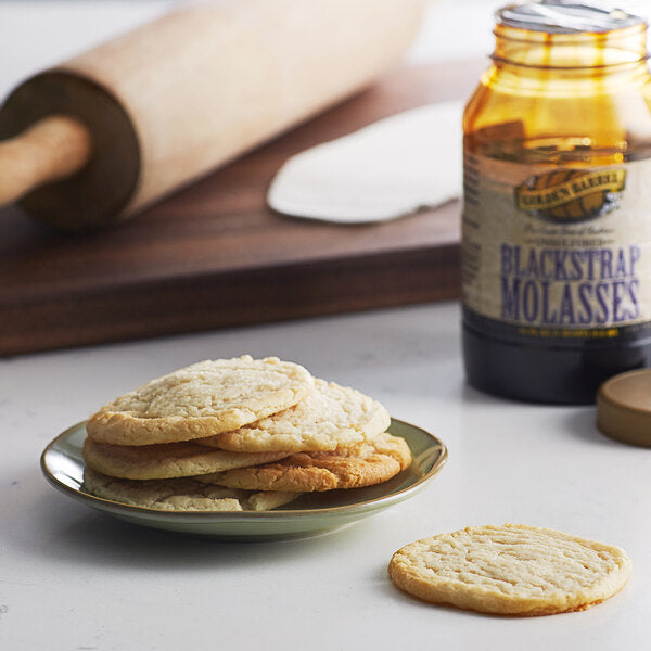 Golden Barrel 1 Qt. Sulfur-Free Blackstrap Molasses - 12/Case
