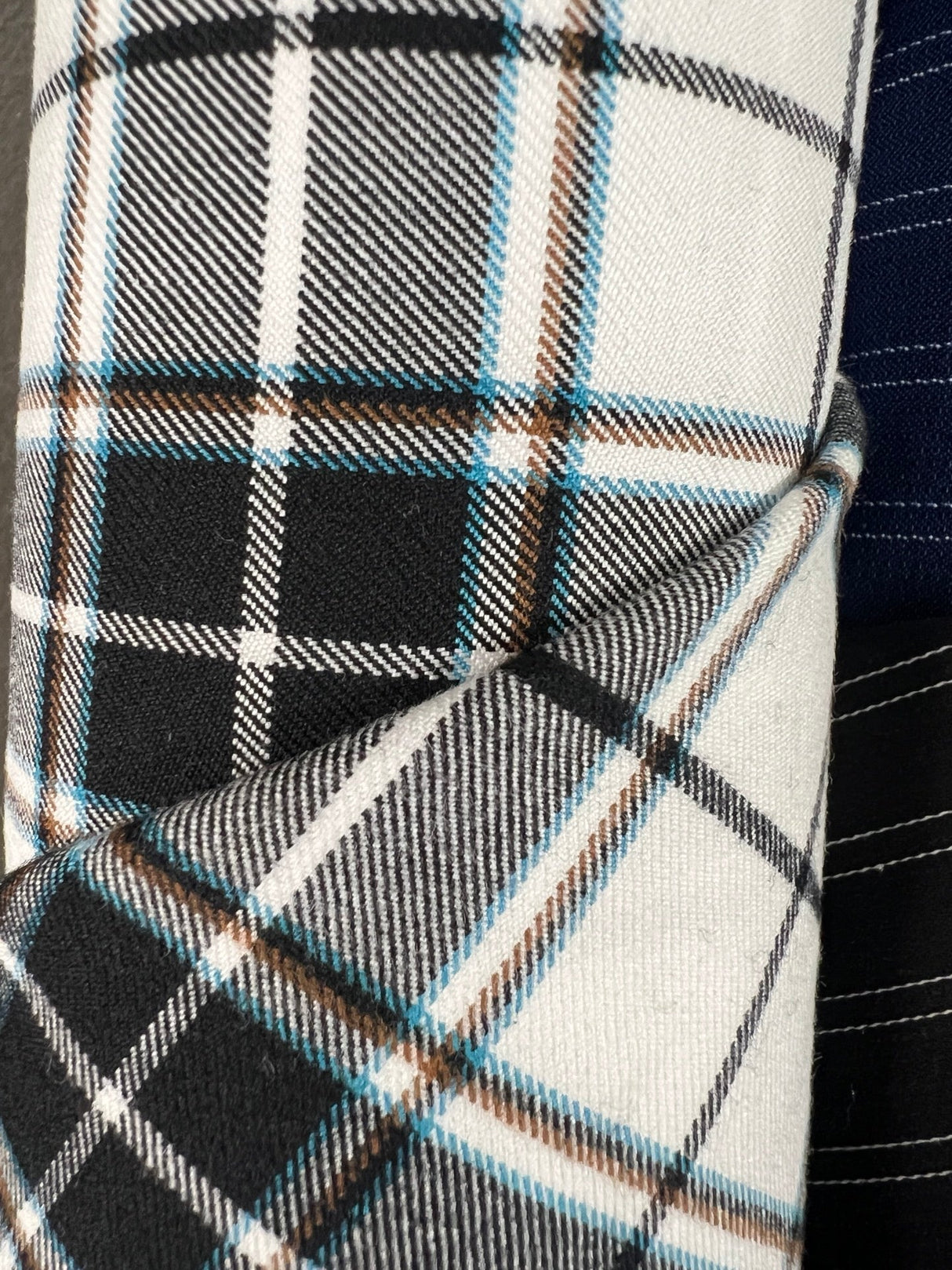 Cotton Twill Striped Fabric