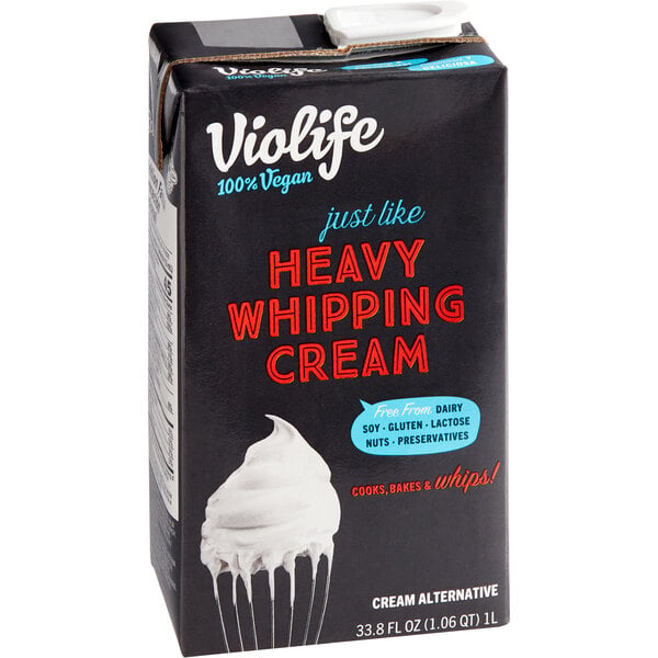 Violife Multipurpose Plant-Based Vegan Heavy Cream 1 Liter - 8/Case
