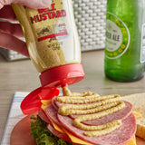 Mike's Amazing Stoneground Deli Mustard Squeeze Bottle 12.5 oz. - 12/Case