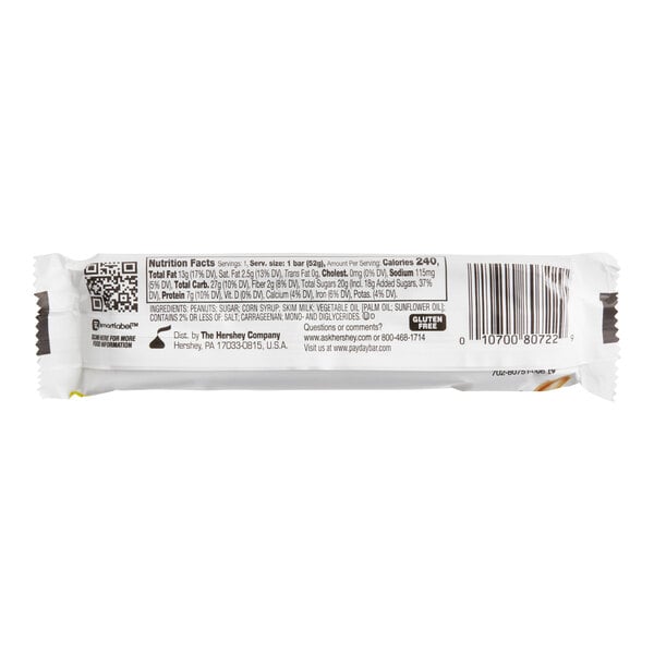 PAYDAY Peanut Caramel Candy Bar 1.85 oz. - 24/Box
