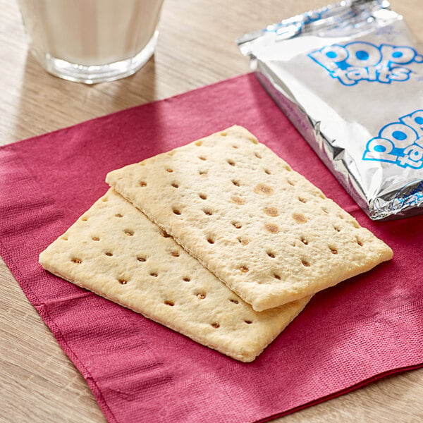 Pop-Tarts Unfrosted Brown Sugar Cinnamon Toaster Pastry 2-Pack - 48/Case