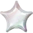 Star Foil Balloon 19 Inch Iridescent