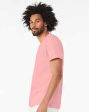 BELLA + CANVAS Unisex Short Sleeve V-Neck Jersey Tee in Mustard