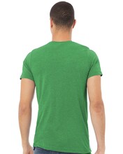 BELLA + CANVAS Crewneck Short Sleeve Triblend T-Shirt in Dusty Blue Triblend