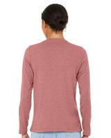 BELLA + CANVAS® Women’s Jersey Crewneck Long Sleeve Tee
