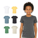 BELLA + CANVAS® Youth CVC Jersey Crew Neck Short Sleeve Tee - 3001YCVC