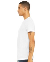 BELLA + CANVAS Crewneck Short Sleeve Triblend T-Shirt in Dusty Blue Triblend