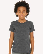 BELLA + CANVASÂ Youth CVC Jersey Crew Neck Short Sleeve Tee - 3001YCVC - S