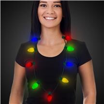 Light Up Skull Necklace