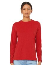 Image 1: Bella Canvas Women's Jersey Crewneck Long Sleeve TeeImage 2: Soft jersey long sleeve women's shirtImage 3: Premium Bella Canvas ladies apparelImage 4: Blank women's long sleeve teeImage 5: Lightweight casual layering topImage 6: Comfortable crewneck jersey shirt