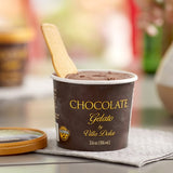 Villa Dolce Dark Chocolate Gelato Cup 3.6 oz. - 24/Case