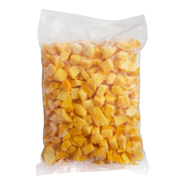 5 lb. Bag IQF Mango Chunks - 2/Case