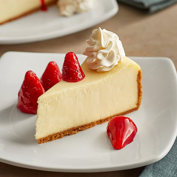 The Cheesecake Factory 14-Slice Pre-Cut Classic Cheesecake 80 oz. - 2/Case