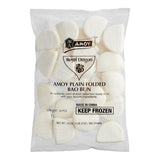 Amoy Royal Dragon Plain Vegan Folded Bao Bun 1 oz. - 144/Case