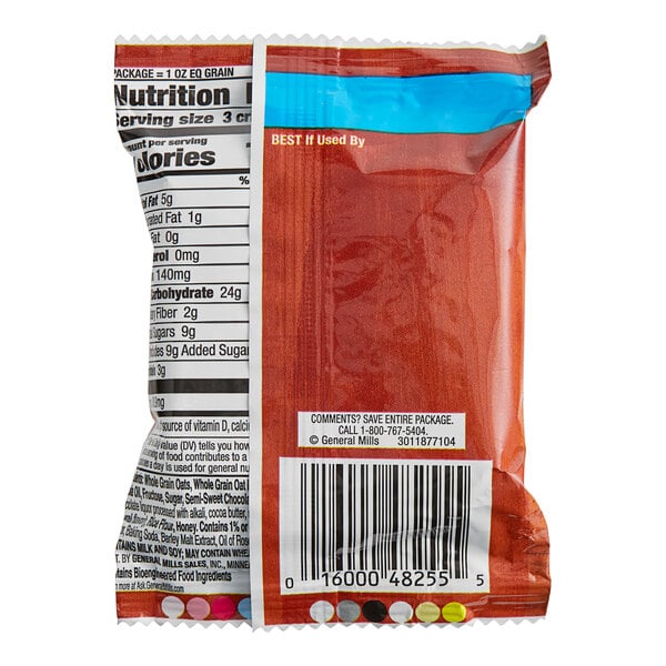 Nature Valley Crisps Chocolate Chip Snack Pack 1.2 oz. - 120/Case