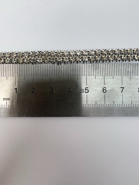 Lurex Polyamide Sewing Notions Silver Black
