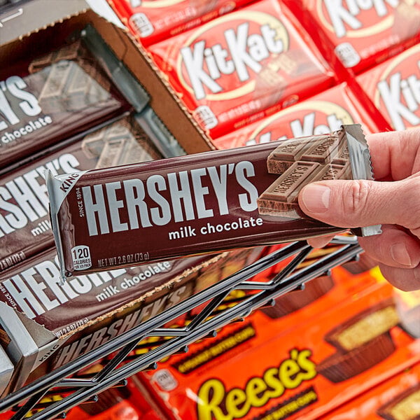 HERSHEY'S King Size Milk Chocolate Bar 2.6 oz. - 216/Case