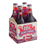 IBC Black Cherry Soda 12 fl. oz. Glass Bottle - 24/Case