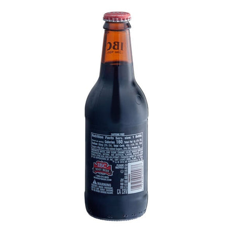 IBC Root Beer Soda 12 fl. oz. Glass Bottle - 24/Case