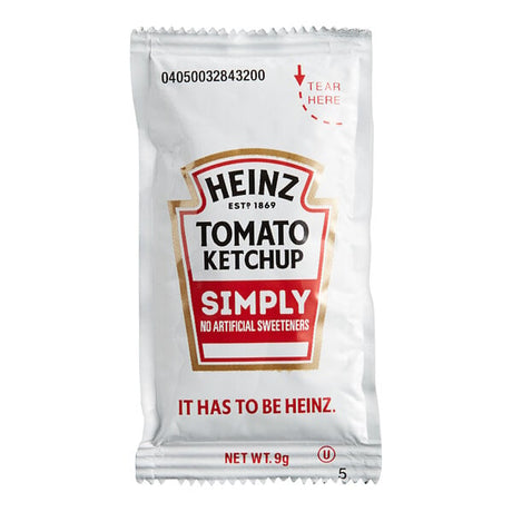 Heinz Simply Ketchup Packet 9 Grams - 1,000/Case