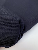 Italian Wool Fabric Blue Black Stretch