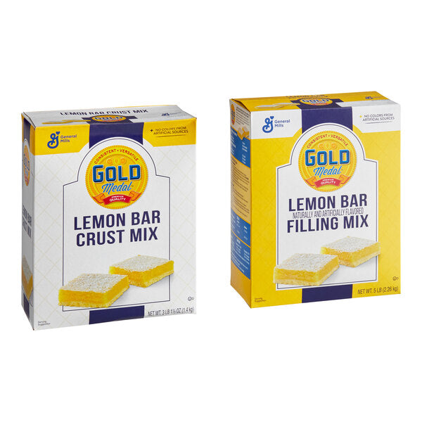 Gold Medal Lemon Bar Mix 4.1 lb. - 6/Case