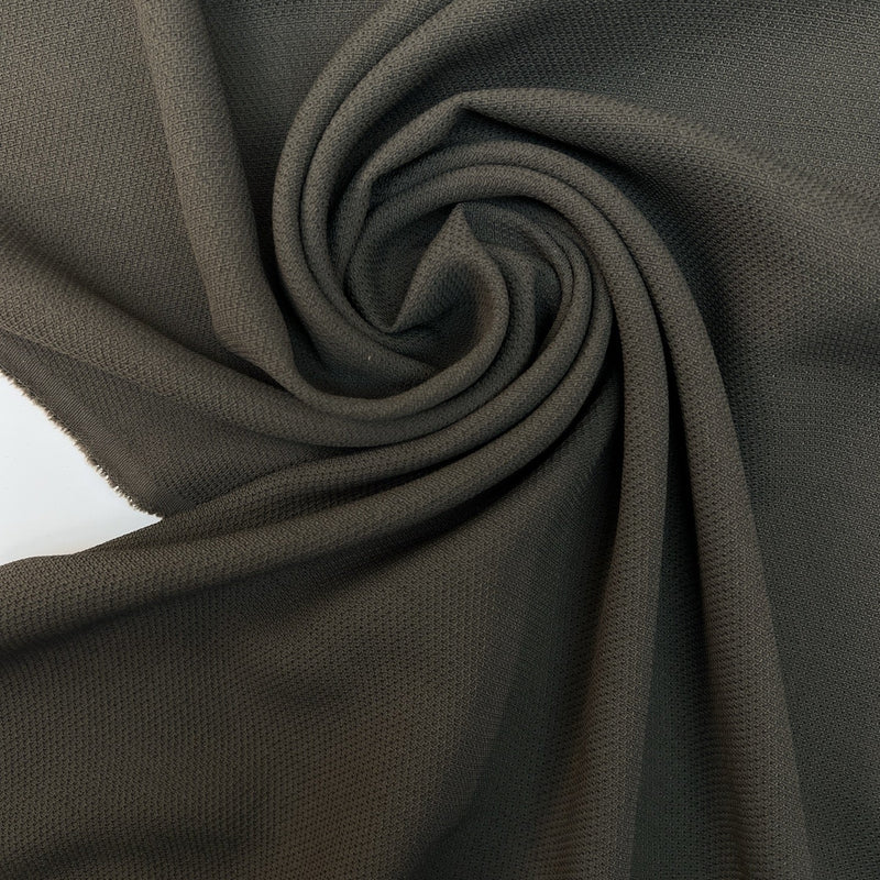 Cotton Stretch Fabric Gray Green