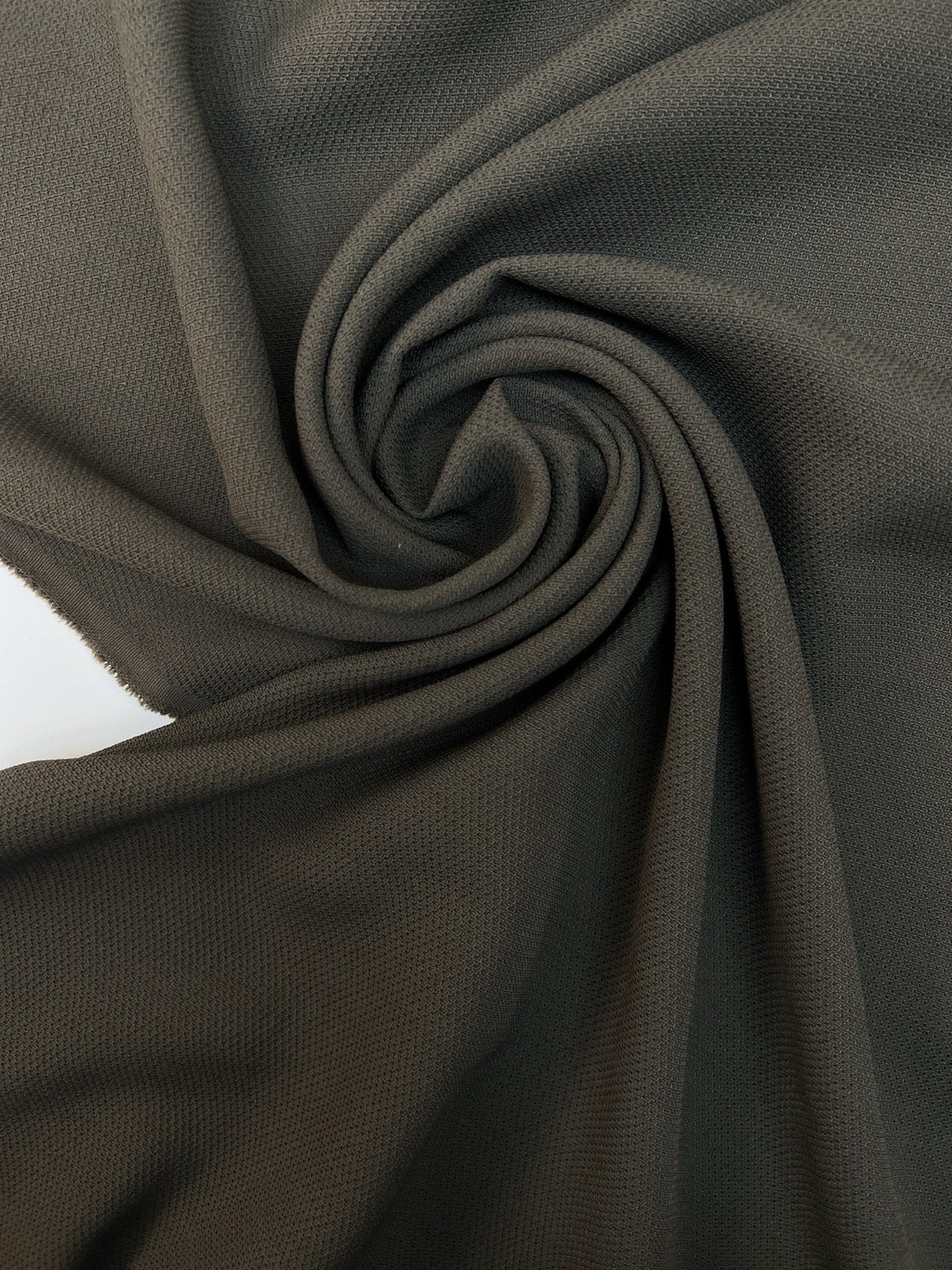 Cotton Stretch Fabric Gray Green