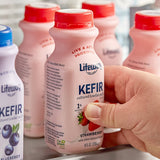 Lifeway Low-Fat Strawberry Kefir 8 fl. oz. - 6/Case